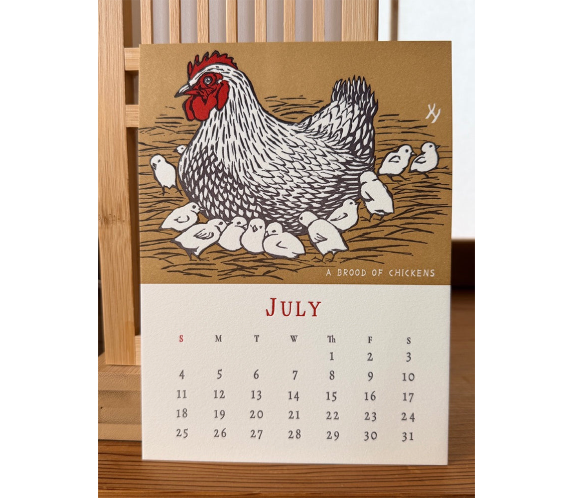 Animal Almanac 2027 Calendar with Stand - Yoshiko Yamamoto